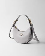 Prada Arqué Small Leather Shoulder Bag - Image 2